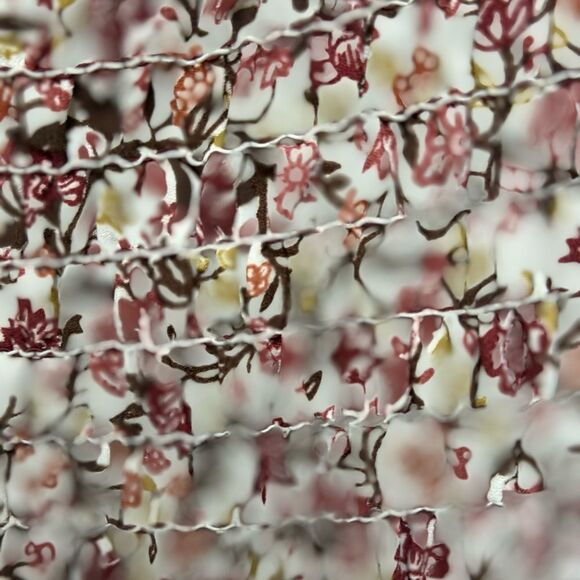 Max Studio floral ruched puff sleeve top - Picture 7 of 7